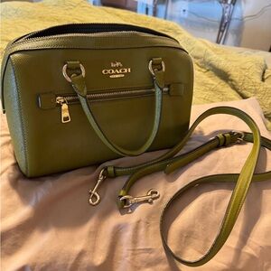 Coach Green Rowan Satchel